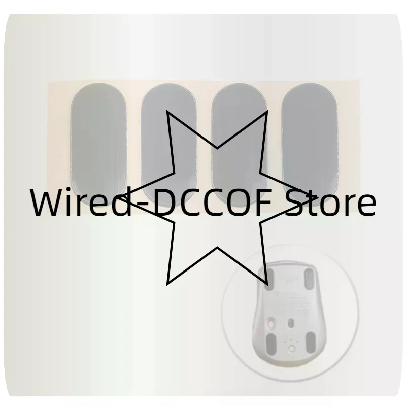 4Pcs/Set Mouse Skate For MX Anywhere3 Compatible Mouse Skate Mouse Feet Sticker Replacement Mouse Feet