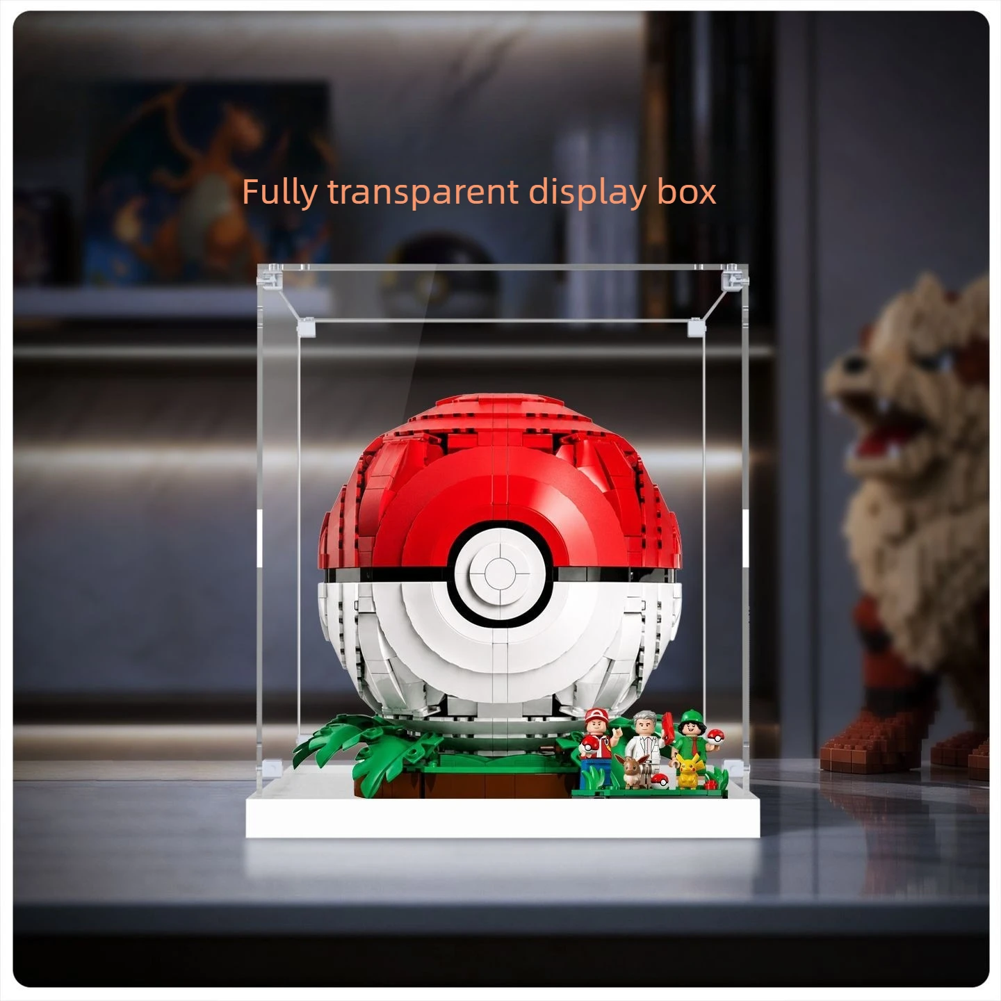 High-definition transparent acrylic storage and display case for LEGO 72154 building blocks
