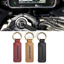 For Yamaha MT-07 MT-09 Tracer 125 700 900 Motorcycle Cowhide Keychain Key Ring