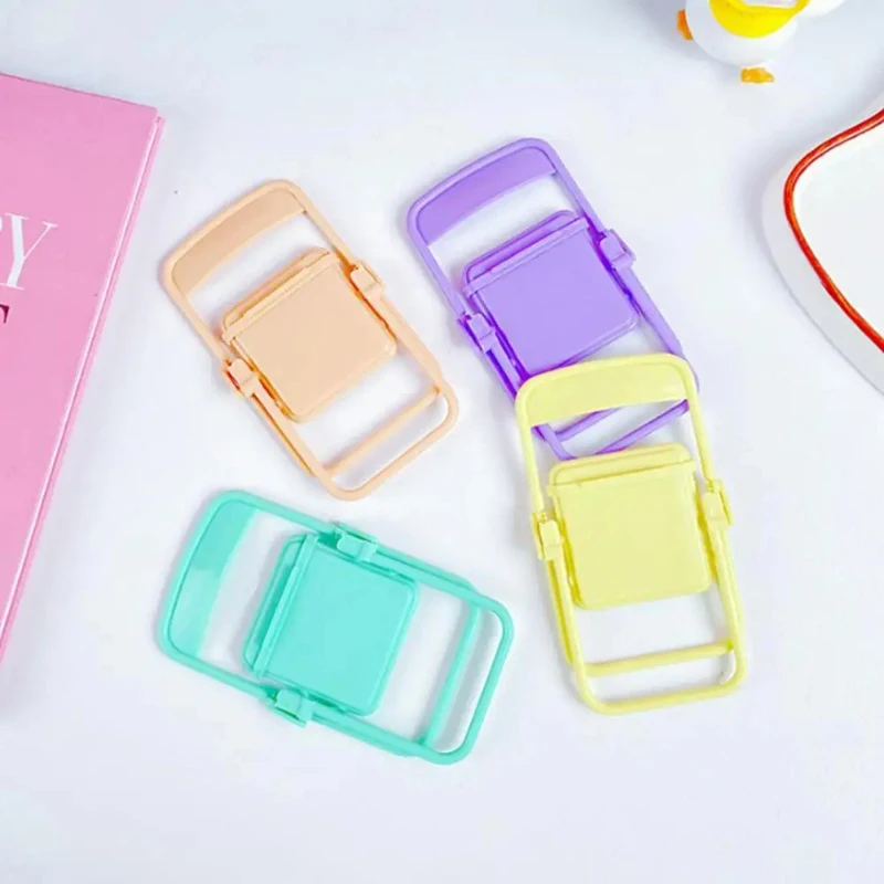 

Симпатичная милая креативная настольная мини-подставка для стула можно использовать в качестве декоративных украшений, складная подставка для мобильного телефона Lazy Drama