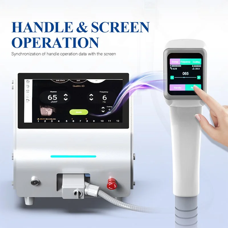 

Professional Diode Laser SHR Hair Removal Machine Freezing Point Painless Permanent Depilation Professional Beauty Equipment