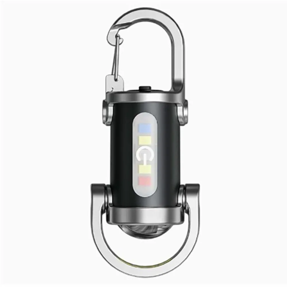 Portable LED Keychain Torch Emergency Light Multifunctional Mini Power Bank For Camping Hiking Outdoor Survival Gear