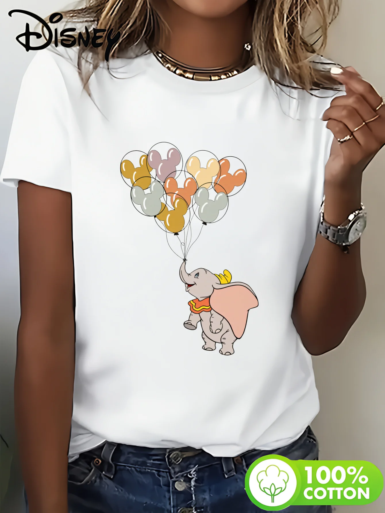 

Soft and Breathable Pure Cotton Fabric Children's Short Sleeve Cartoon Print T-shirt for Men and Women Is Machine Washable