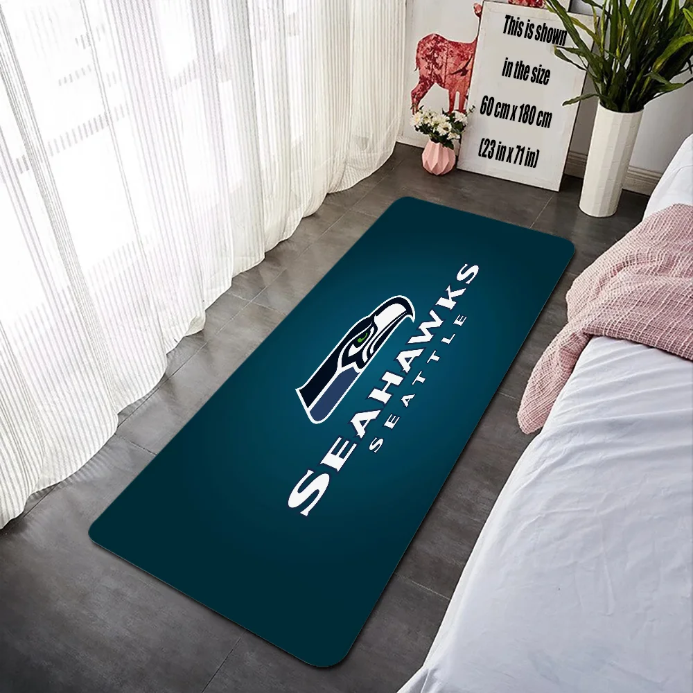 Outdoor Doormat Entrance Door House SeattleS SeahawkS Furry Mat for Hallway on the Floor Cute Carpet Room Rugs Goods for Home