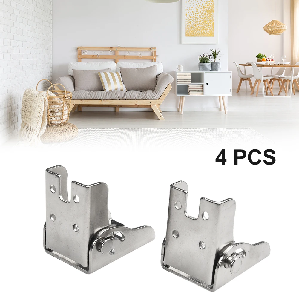 

Бытовая фурнитура, складная петля, 4 шт., 6,5*4,5*6 см, 90 градусов, удобная самоблокирующаяся серебристая простая нержавеющая сталь