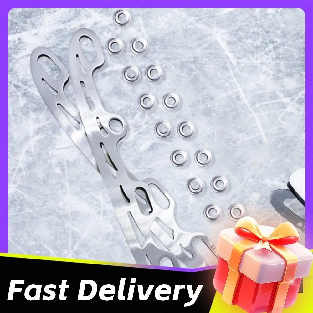 

253/290 MM Skate Blade Ice Blade 1 Pair Skating Replacement Blades Stainless Steel Inline Figure Skate Blade for Skate Shoes