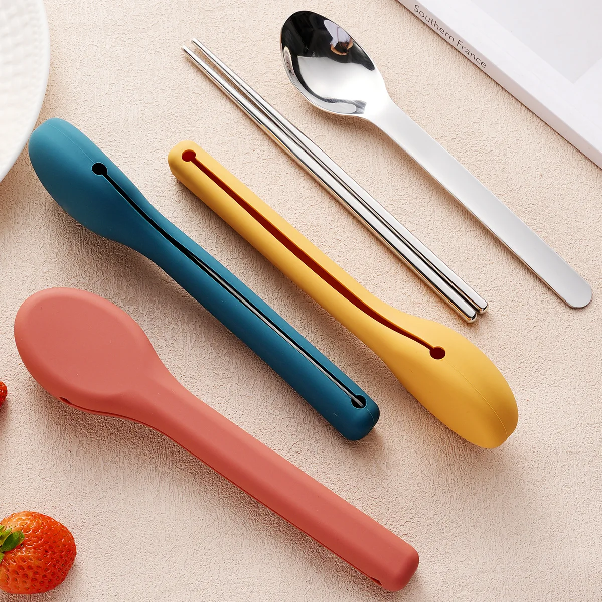Creative Silicone Cover 304 St - Outdoor Camping Set 评论和价格