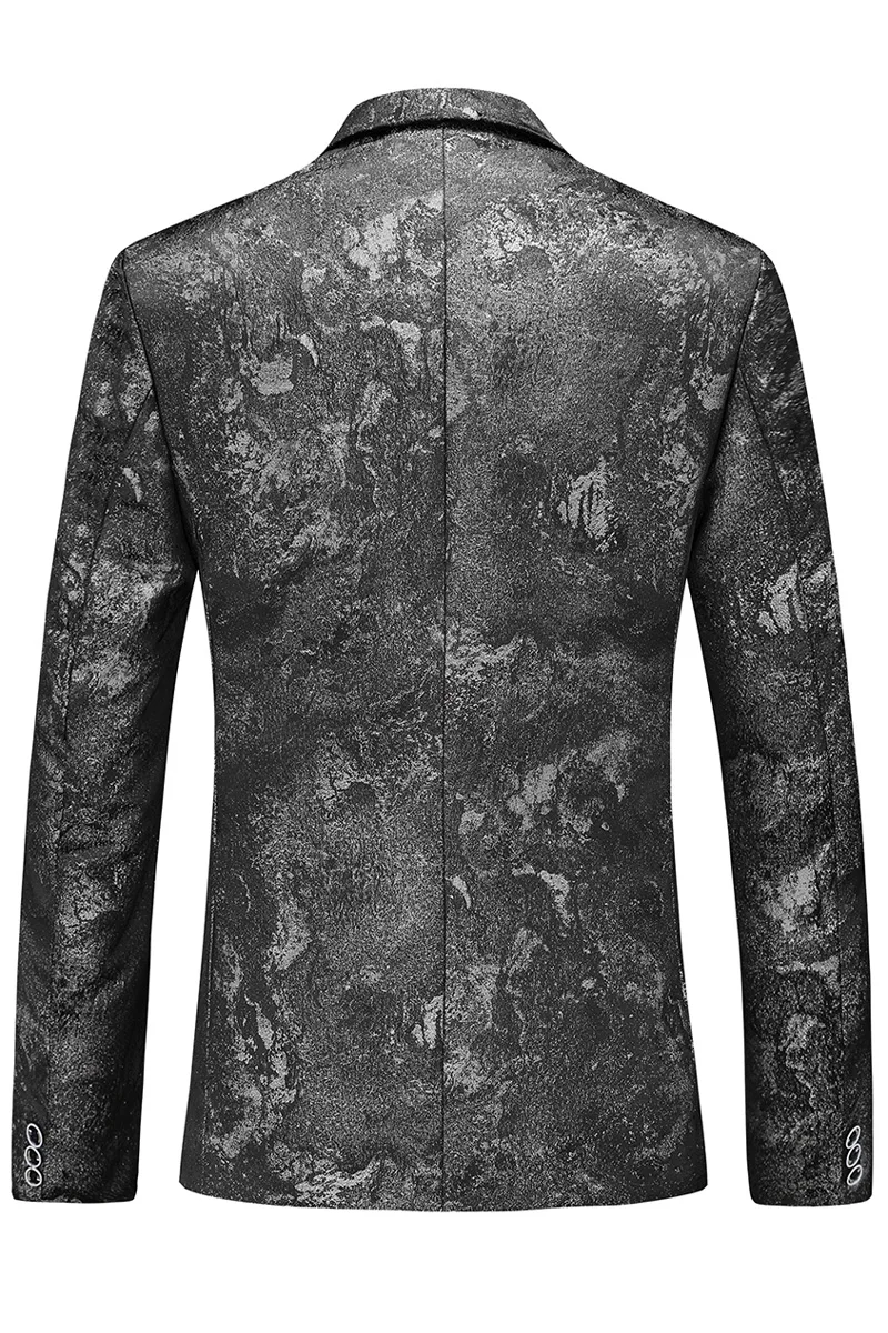 plus Size Men\'s Floral Print Smoking Jacket Designer Stylish Streetwear Tuxedo Blazer Classic Top M-XXXXXXL