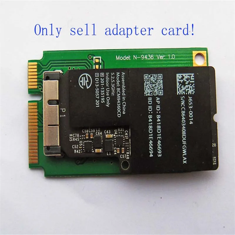 BCM94331CD BCM 943224 Карта адаптера PCIEBT2 BCM94360CD BCM94331CSAX