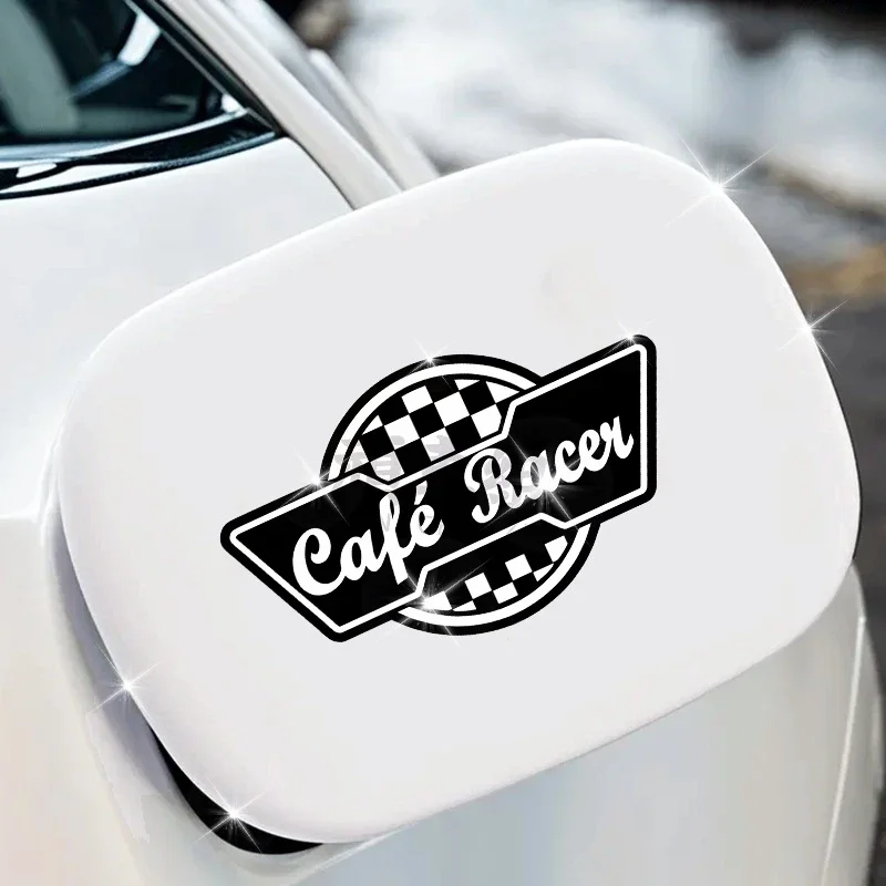 

1 шт., классическая наклейка с героями мультфильмов Café Racer-клейкая наклейка для скейтборда, автомобиля, чехол для телефона, мотоцикл, подарок на вечеринку