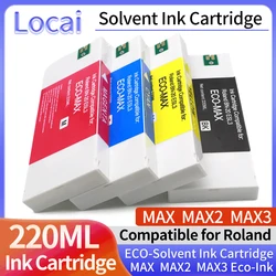 220ML ECO-SOL MAX2 MAX3 MAX Eco-solvent ink Cartridge Compatible for Roland BN-20 RS-640 xc540 VS-640 540 VS420 VS300 Printer