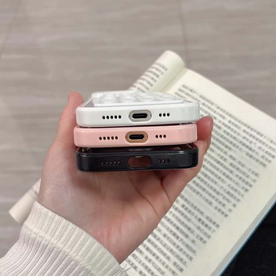 Candy Bumper Phone Case For iPhone 17 16 E 15 14 13 12 11 Pro Max XR X XS 7 8 Plus 3D Suction Cup Airbag Clear Shockproof Cover - náhled 6