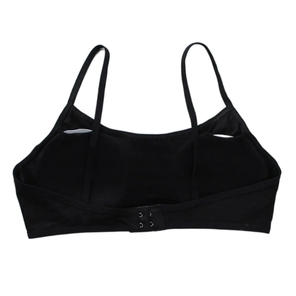 Cotton Teenage Girls Bras Casual Elastic Padded Vests Underwear Developmental Bras Sports Training Bra