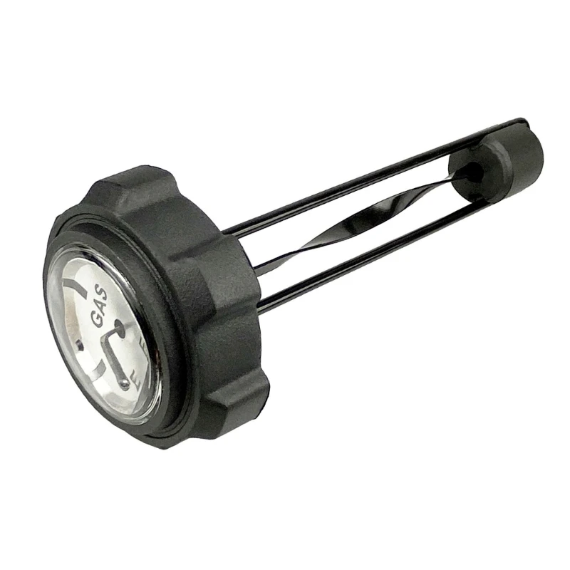 M68B Gas Caps With Gauge for Snowmobile Fuel Gas Caps Build In Gauge Automobile Mechanical Liquid Level Gauge Black