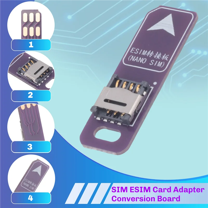 Card Test Board ESIM Lab Test Solderless Cable For 5X 6Mm Chips Convert Phone Card Cpe External Adapter Board Without Welding