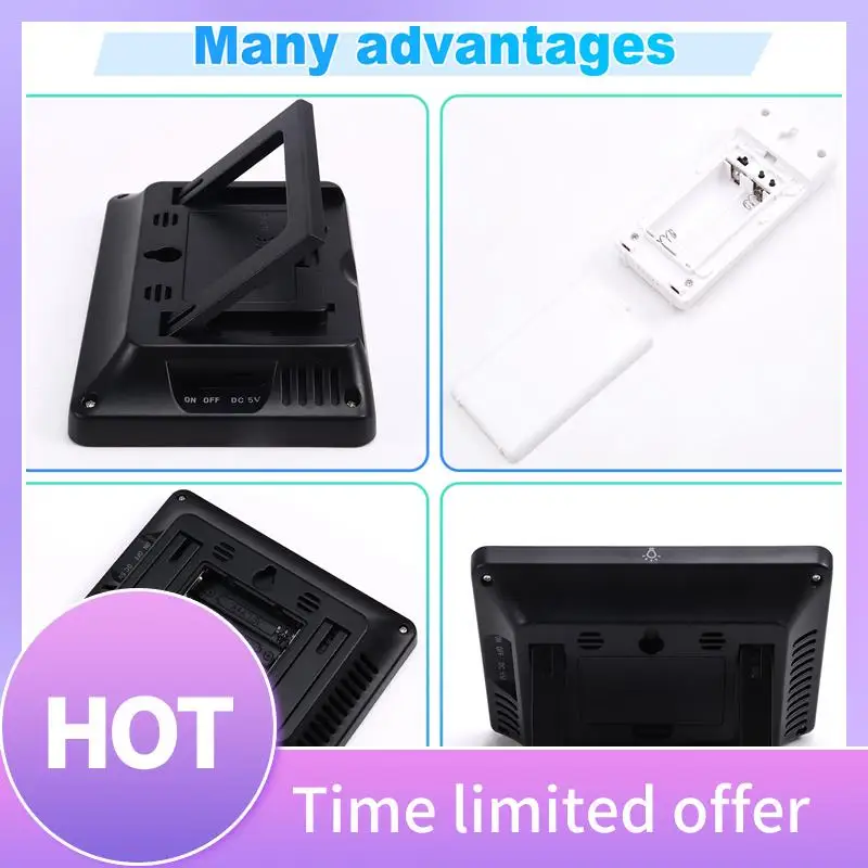 

ABFN-Внутренний наружный термометр и гигрометр, беспроводные метеостанции с диапазоном 328 футов/100 м, температурой и влажностью