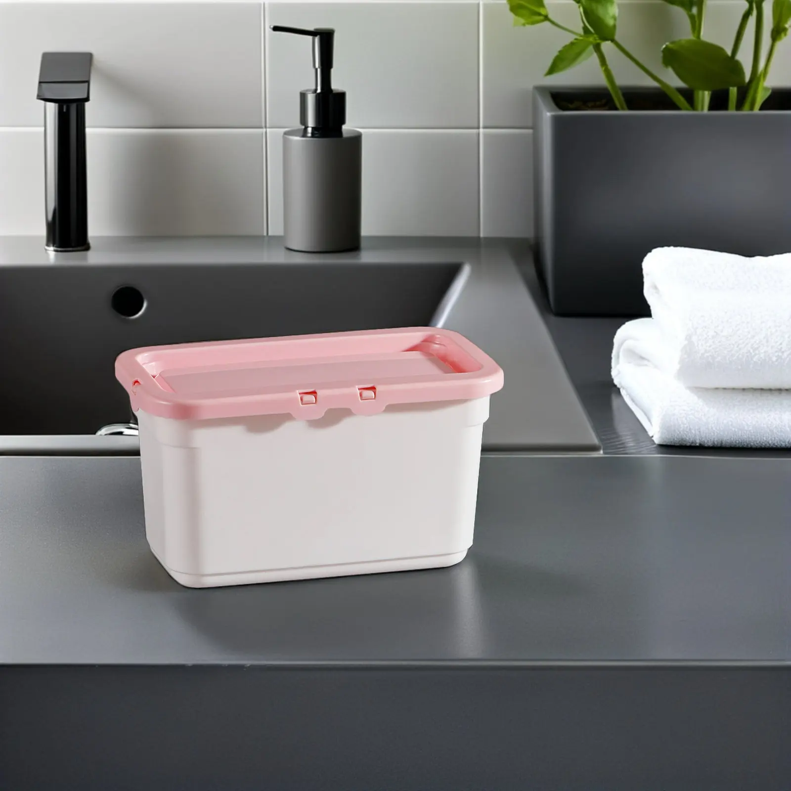 3Pcs Laundry Beads Container Large Capacity PP Plastic Storage Box Multifunctional Storage for Laundry Supplies