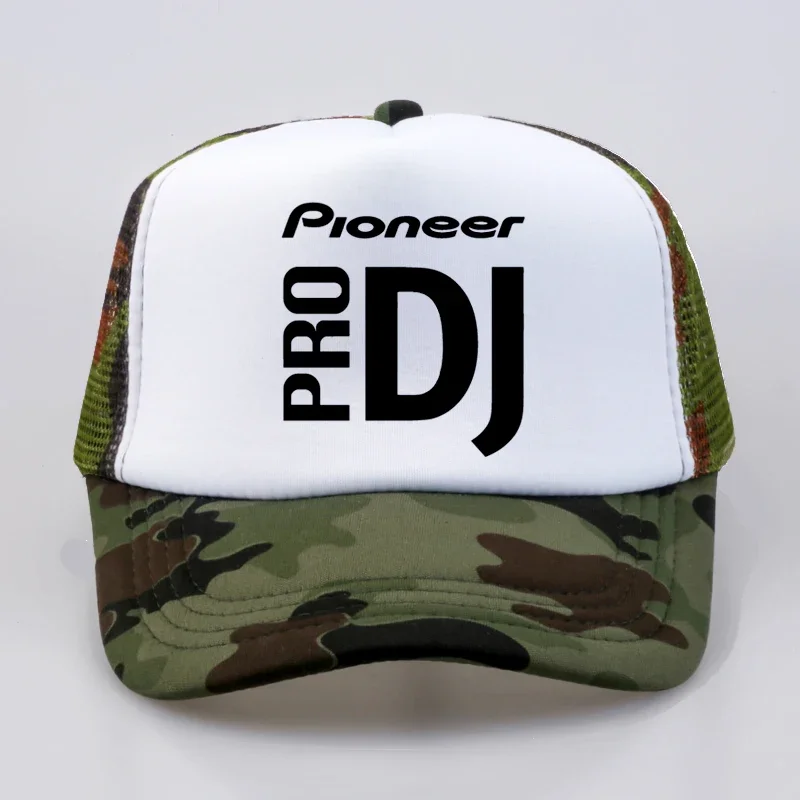 DJ style Pioneer Baseball Cap  Summer cool Mesh Trucker Cap Women Men print Pioneer DJ PRO Snapback hat bone gorras