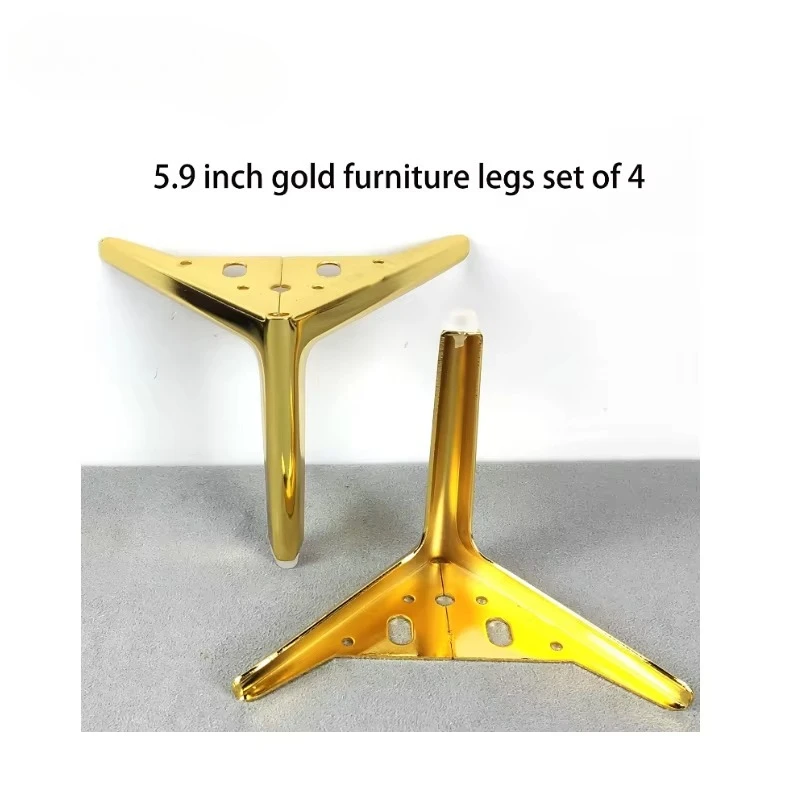 VT-03.176 Metal Sofa Legs 13 15 18 cm Sofa Furniture Legs Triangle Furniture Metal Legs Cabinet Sofa Dresser Bench