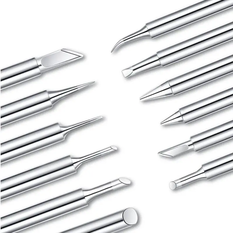 T12 Electric Soldering Iron Tips T12-K KU KL KF I ILS J02 JL02 JS02 BCF2 B2 For Hakko fx951 DIY Soldering Station Kits