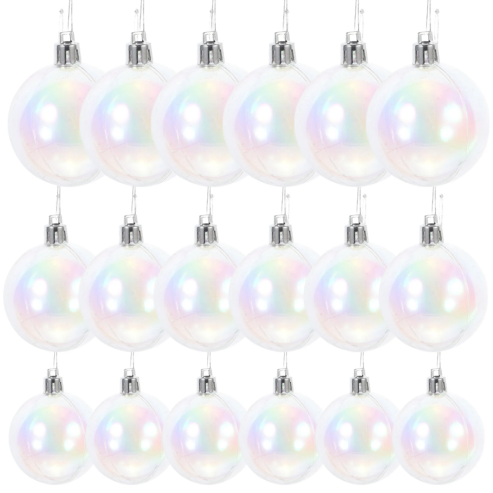 24 Pcs Xmas Tree Pendant Decoration Holiday Hanging Sphere Christmas Balls Party Supplies Ornaments Booze Nativity