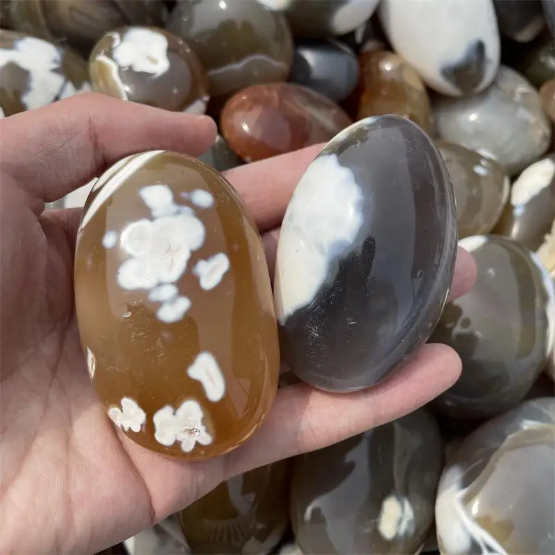 

1kg Natural Killer Whale Agate Tumbled Stone Healing Reiki Crystal Chakra Home Decor Garden Flower Decorative