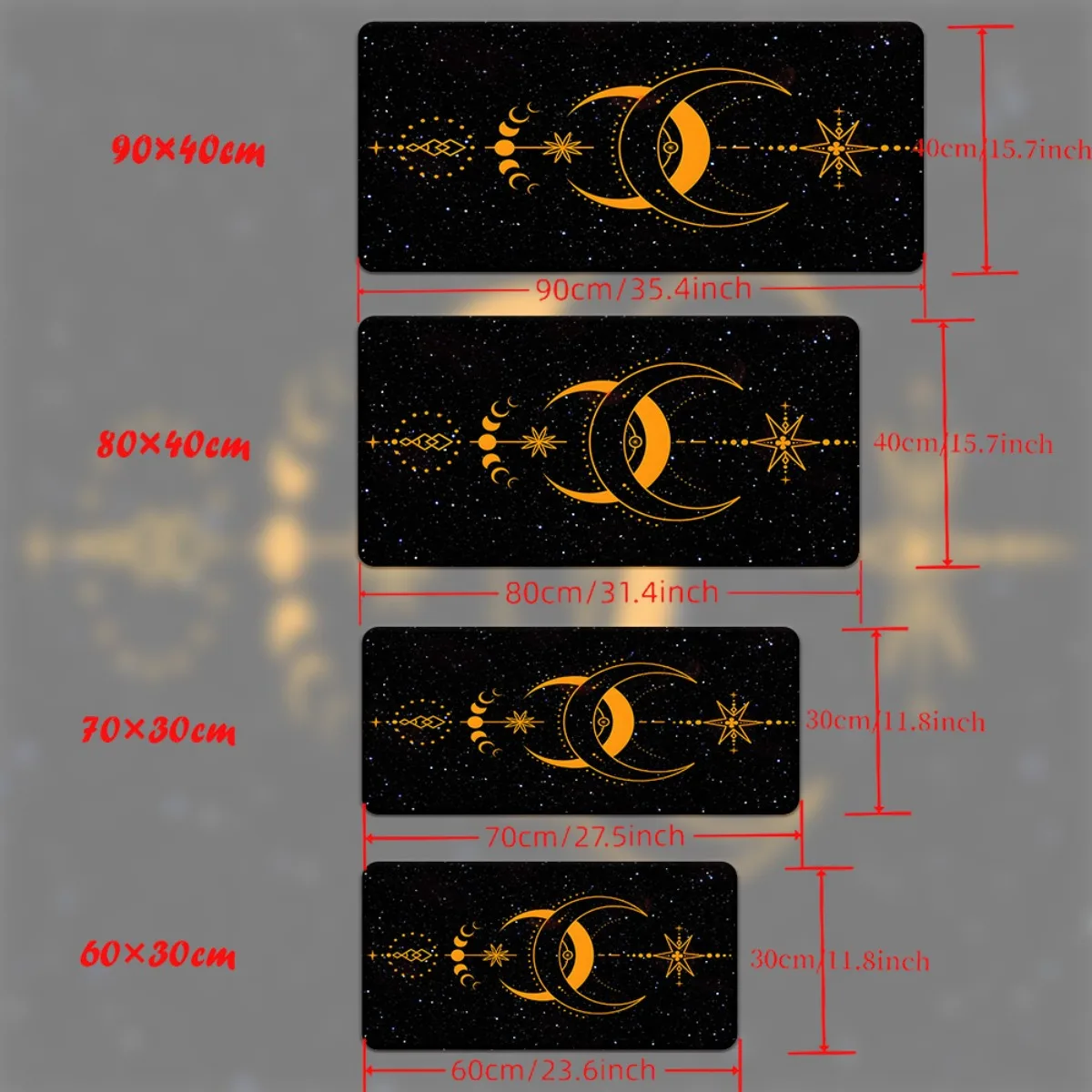 Brand Moon Black HD Printed Pa - Gaming Keyboard Brand avis et prix