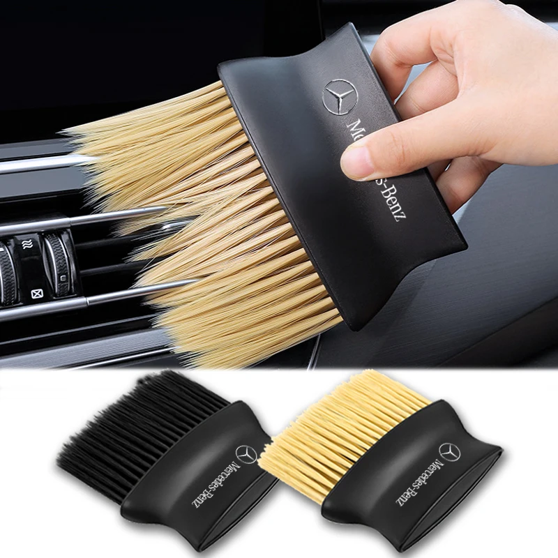 Car Cleaning Brush Center Console Interior Cleaning Tool Accessories For Mercedes Benz B/C/E Class A Class C200L GLC GLK CLS GLA