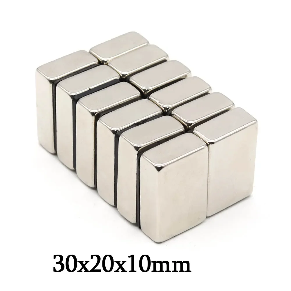 

30x20x10mm Super Strong Block Neodymium Magnet Powerful Magnets N35 small Permanent Magnetic NdfeB Refrigerator Magnet 30x20x10