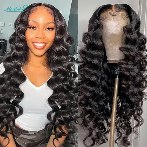 Deep Wave Lace Front Human Hair Wig ALI GRACE