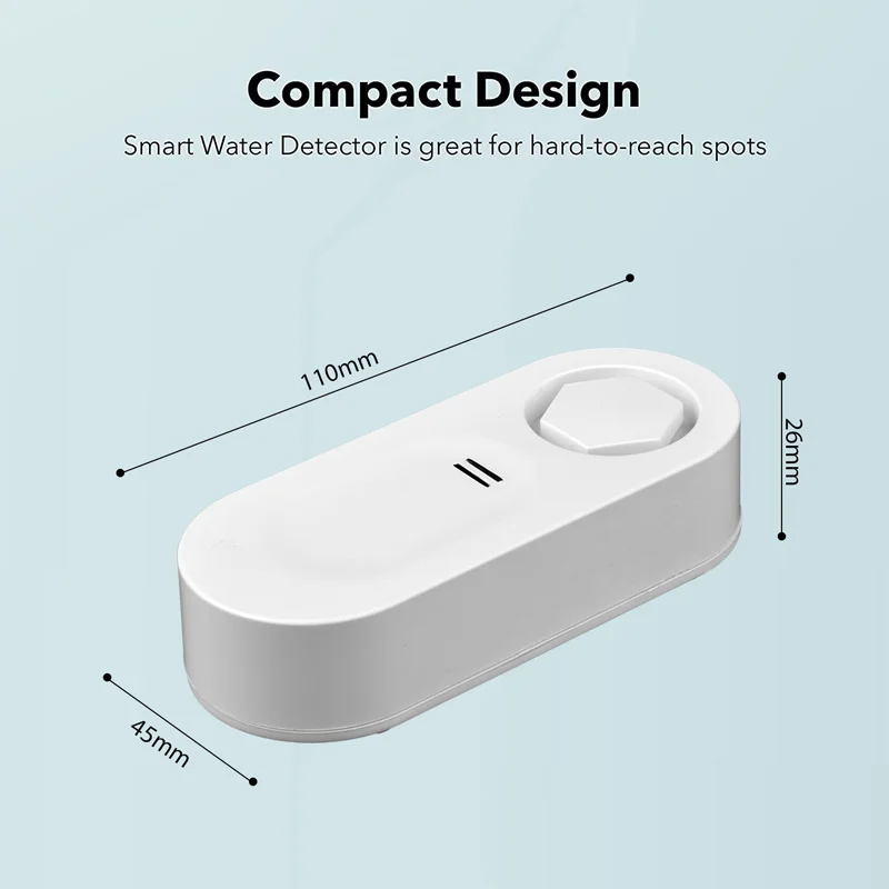 水漏れセンサー,wifi,水浸センサー,音レベルアラーム,洪水オーバーフローモニター,家庭用のインテリジェント落書き検出器