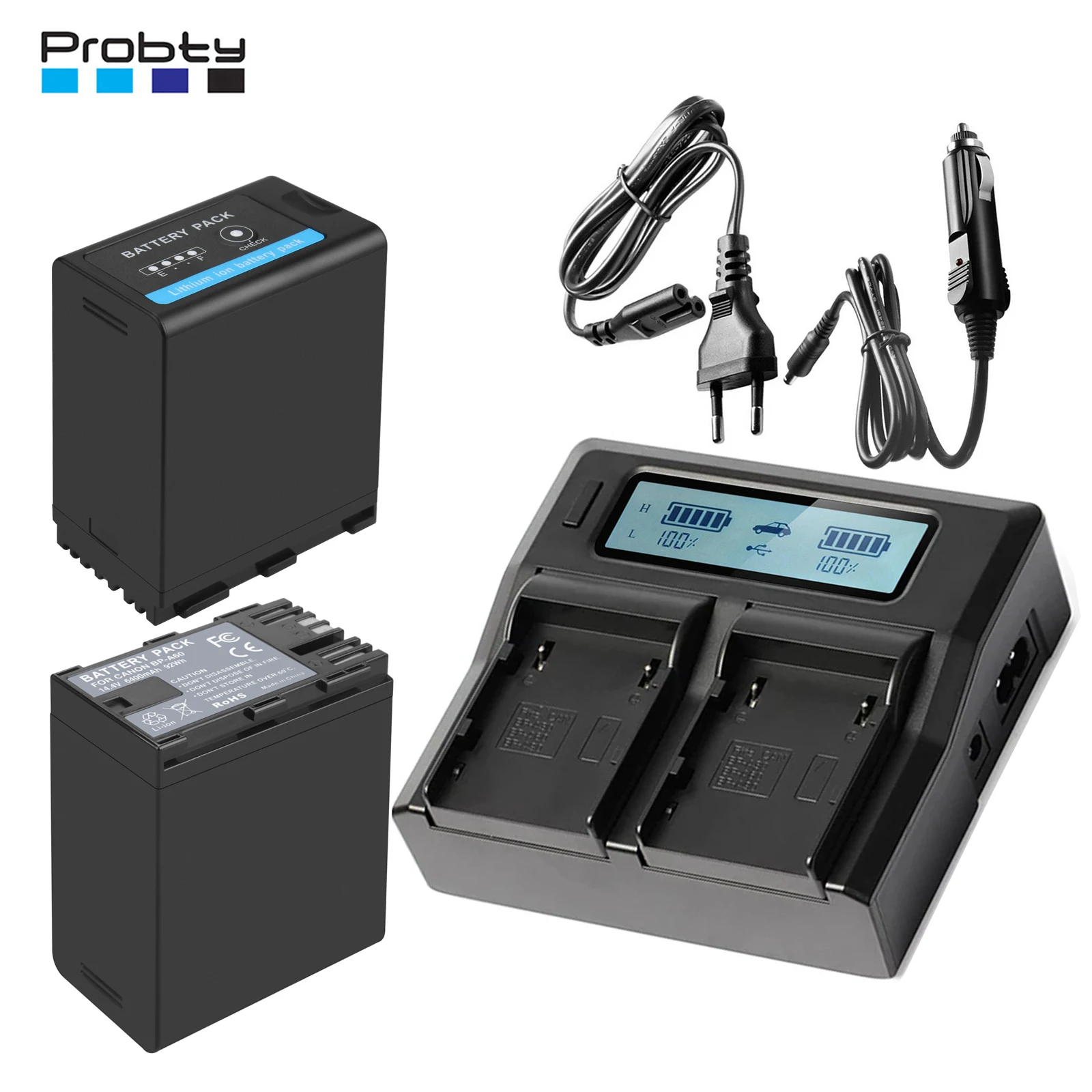 6400mAh BP-A60 BP A60 Battery for Canon BP-A60 BP-A65 BP-A90 BP-A30 US 0870C002 Battery, EOS C200, EOS C200B, EOS C220B