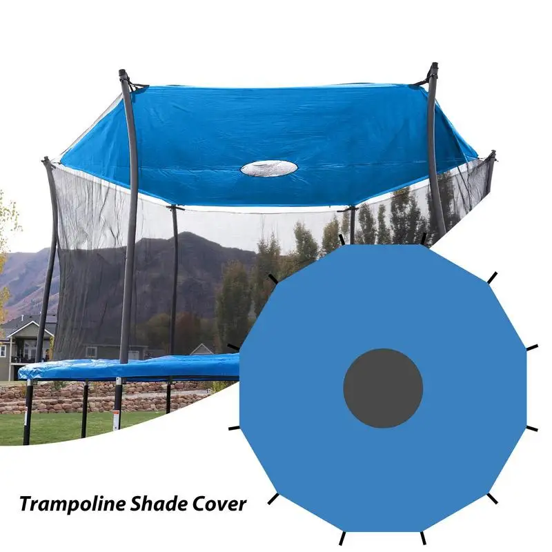 New Foot Jumping Trampolines Tent Jump Bed Sun Shading Fabric Rain And Sun Protection Anti-UV Trampoline Top Cover ﻿