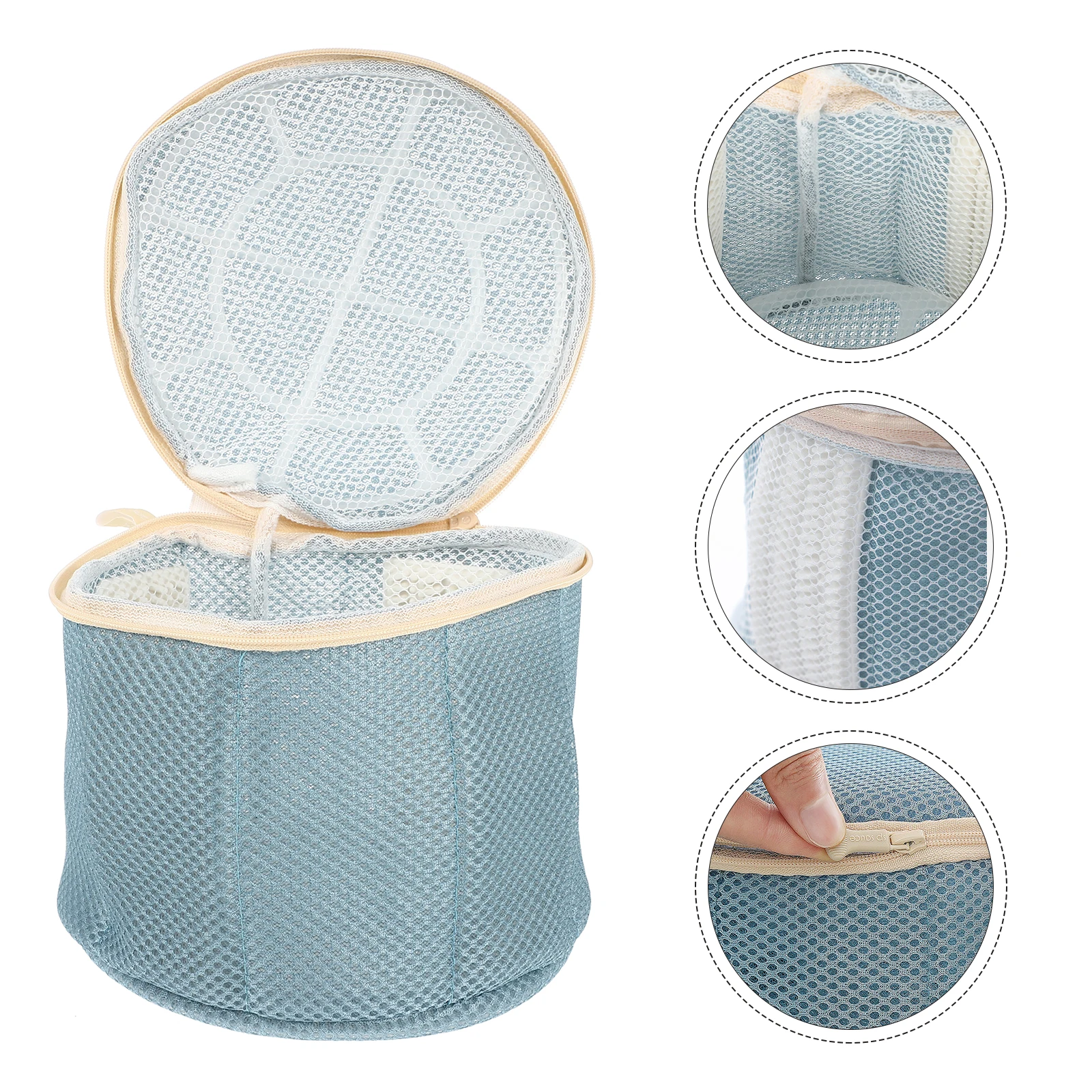 

Machine Washable Bra Washing Net Bag Reusable Washer Zippered Laundry Bags Lingerie Panties Garment Protector Polyester Material