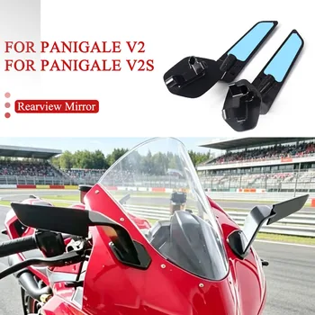 Nowe lusterka boczne do motocykla Ducati Panigale V2 PANIGALE V2S 2025 2026, zestaw luster wstecznych, obrotowe, regulowane.