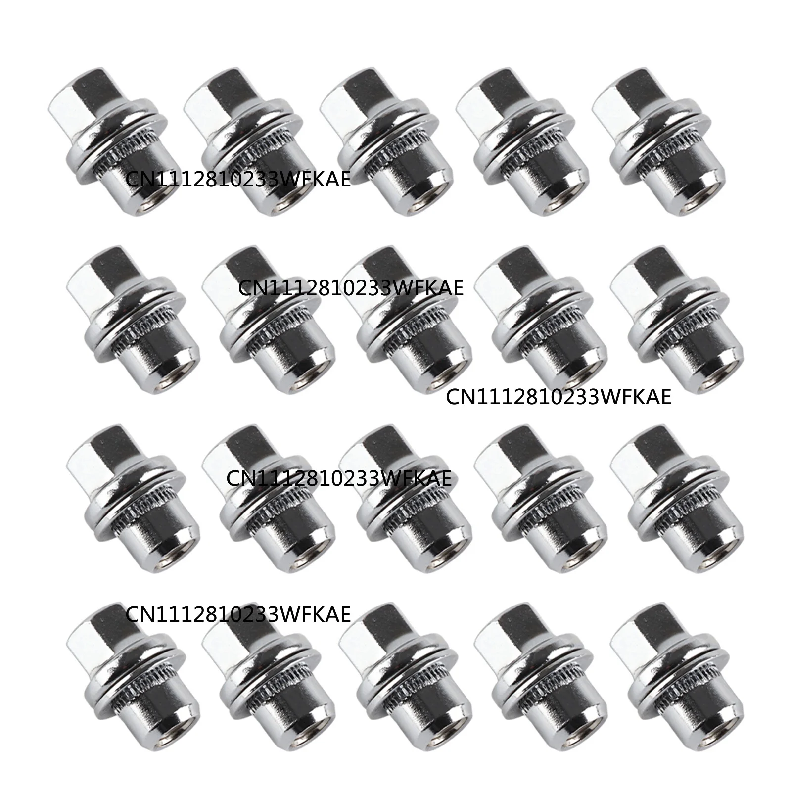 Car Stainless Steel Wheel Nut for Discovery 3 4 5 Sport LR068126 Car Wheel Nuts RRD500290 Wheel Nuts for Discovery 3 4 5