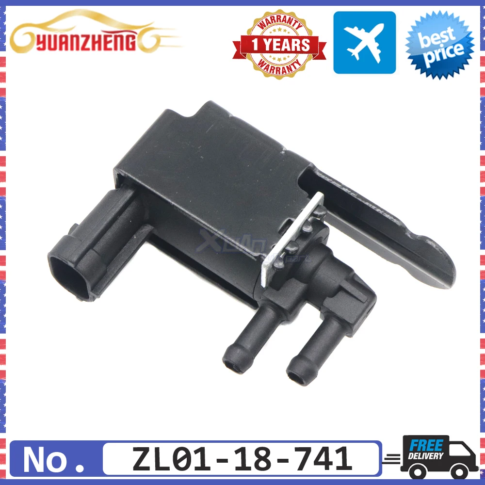 1PCS Engine Emission Control Solenoid Valve ZL01-18-741 ZL0118741 For Mazda 323 Protege BJ 1.6 1.6L 1998-05 AEBA08 AEBA09 ALBA10