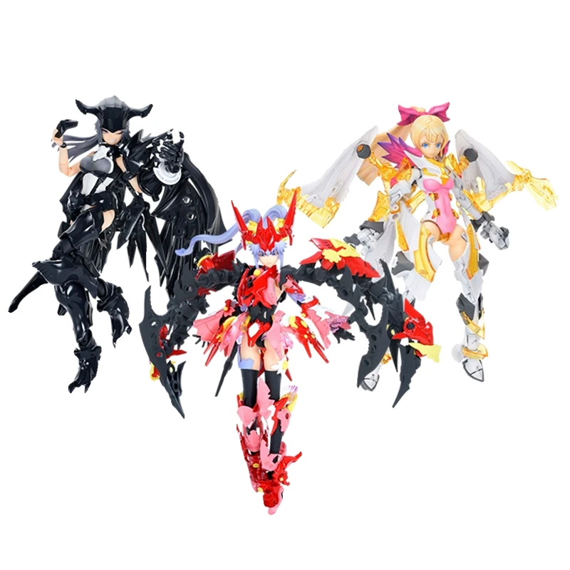 In Stock Gynoid Original Dracaena Nebula Anime Figure Black Dragon  Dragon Knight Toys For Adult Garage Collectible Model