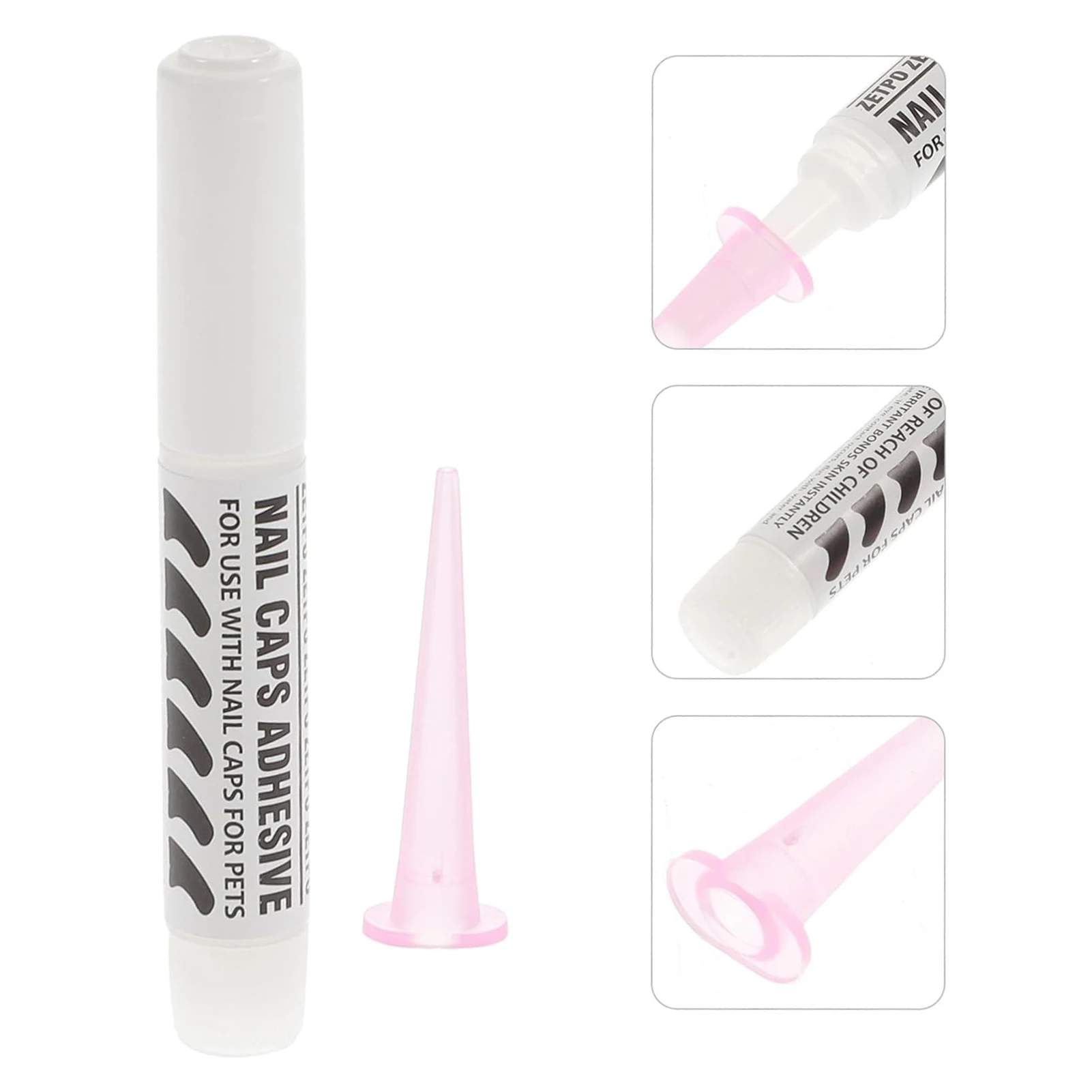 1-10pcs Cat Claw Covers Glue Cat Claw Caps Cat Nail Covers with Glue Suitable for Cats Dogs Nails