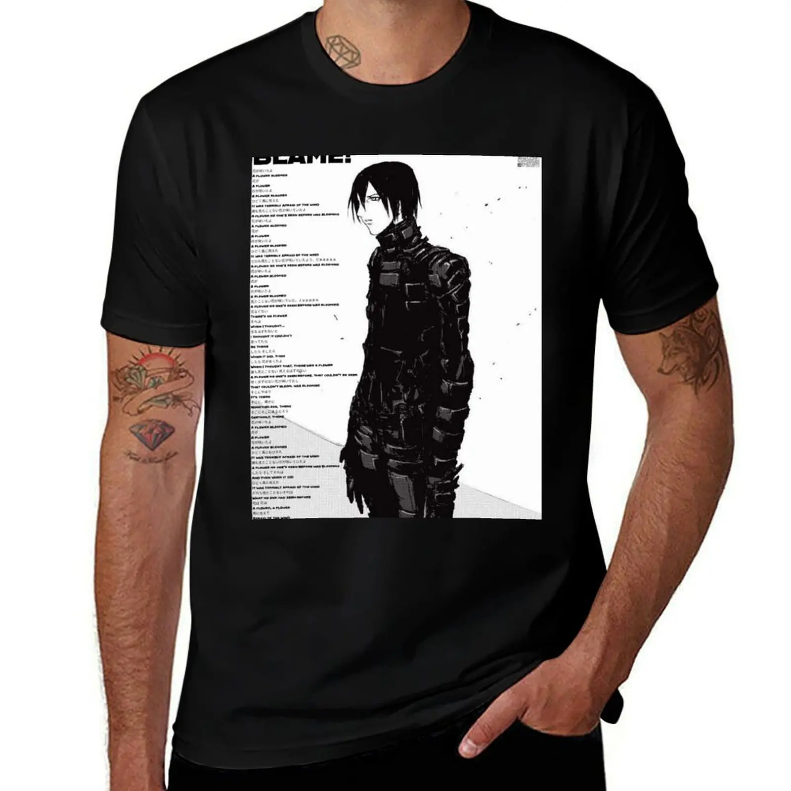 Killy - BLAME! T-Shirt Athletic Fit Sports Short Sleeve Top T-Shirt