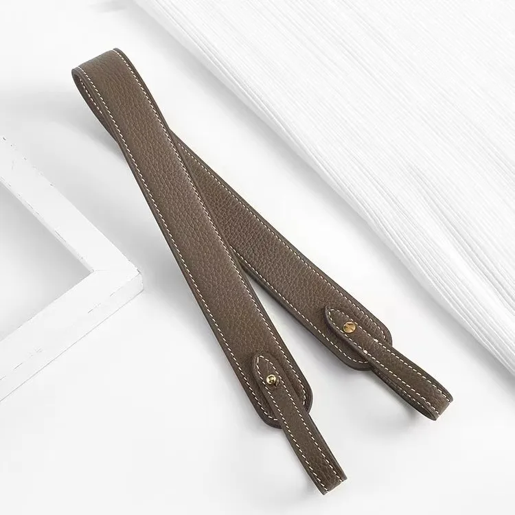 Heritage Brown Leather Shoulder Strap for  Basket Bag Ivy Lindy Elephant Grey Picotin DIY Modification Accessories