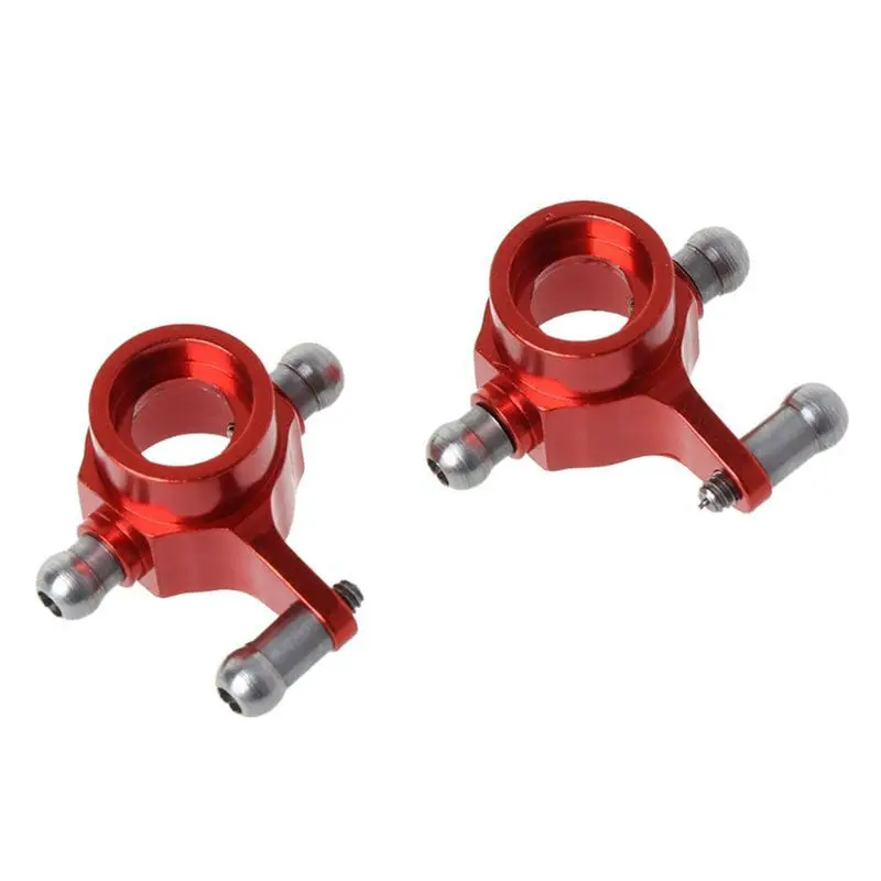 A13E-2 Set Metal Upgraded Parts Steering Cup Swing Shock Absorber Plate Set For Wltoys P929 P939 K969 K979 K989 K999 Red