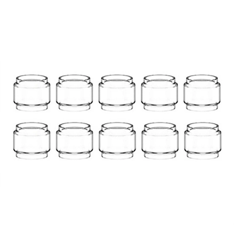 20Pcs Clear Bubble Glass Tubes Mini Cups For Zeus Sub Ohm Tank Repair Parts Accessory