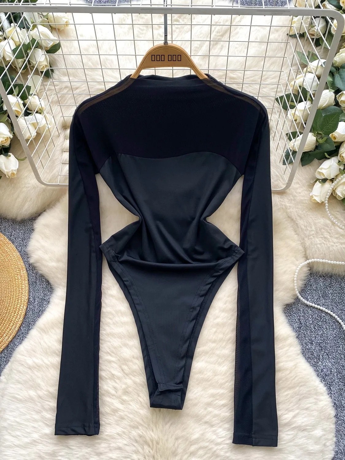 

Сексуальный комбинезон See-tough Me Long Sve, женский комбинезон Pure Desire Spicy Girl, облегающий базовый топ для поездок на работу, с высокой талией