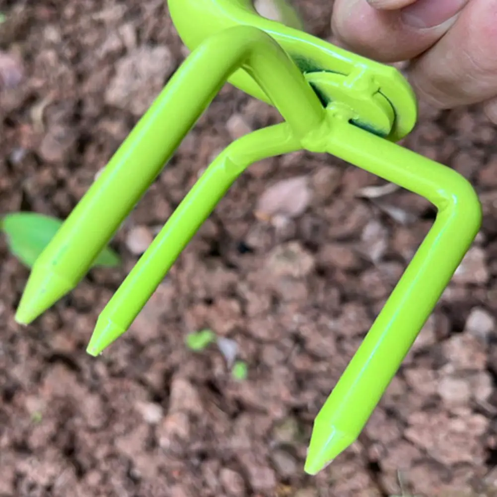 Gardening Tool Garden Twist Cultivator Hand Tiller Steel Lawn Aerator Tool Manual Soil Loosener for Gardening Beds Plant Boxes