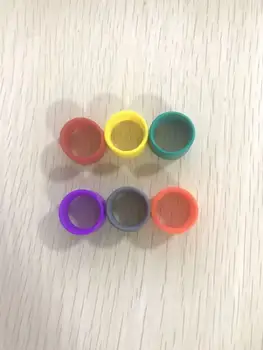 حلقات ملونة لهوائي الاتصال اللاسلكي تتكيف مع DGP8550/DGP5050/DEP550/DEP350/P8668i/P8668/SL1M/P6600/P6620i جهاز الاتصال اللاسلكي