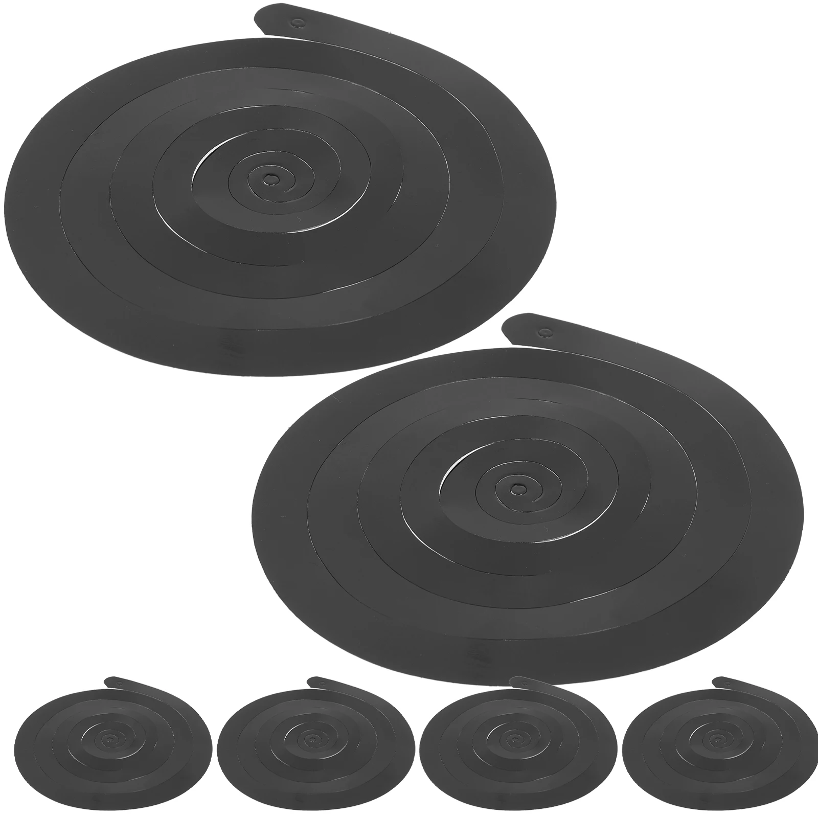 

6 Sets Spiral Ornaments Ceiling Hanging Decor Halloween Birthday Swirls Foil Streamers