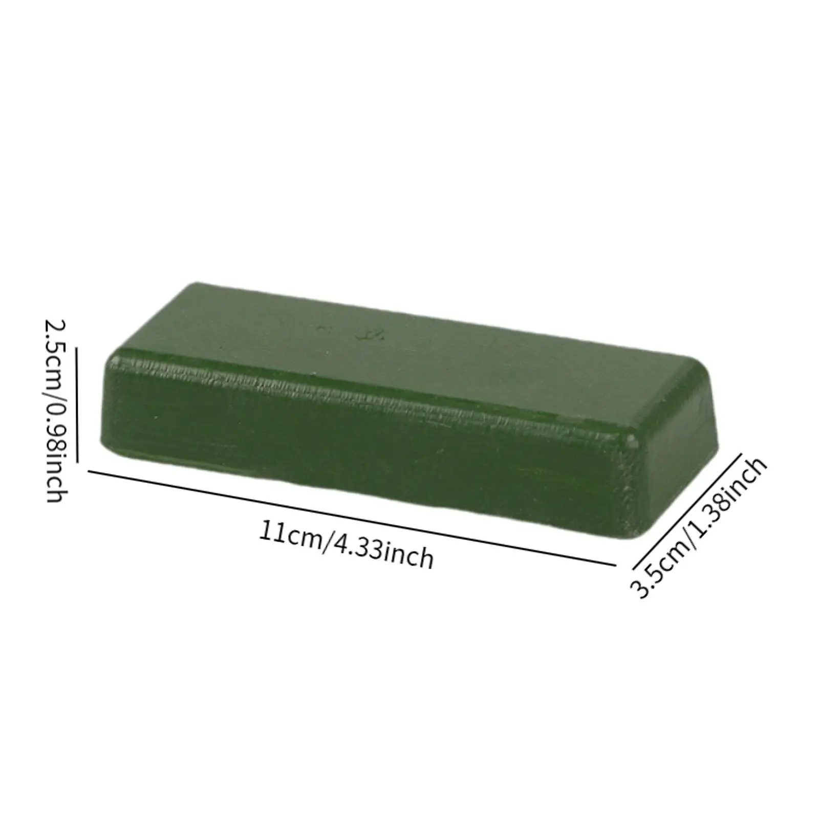 Polishing Bar Waxy Compound Green Double Sided for Knife Sharpener Kitchen and Outdoor Use