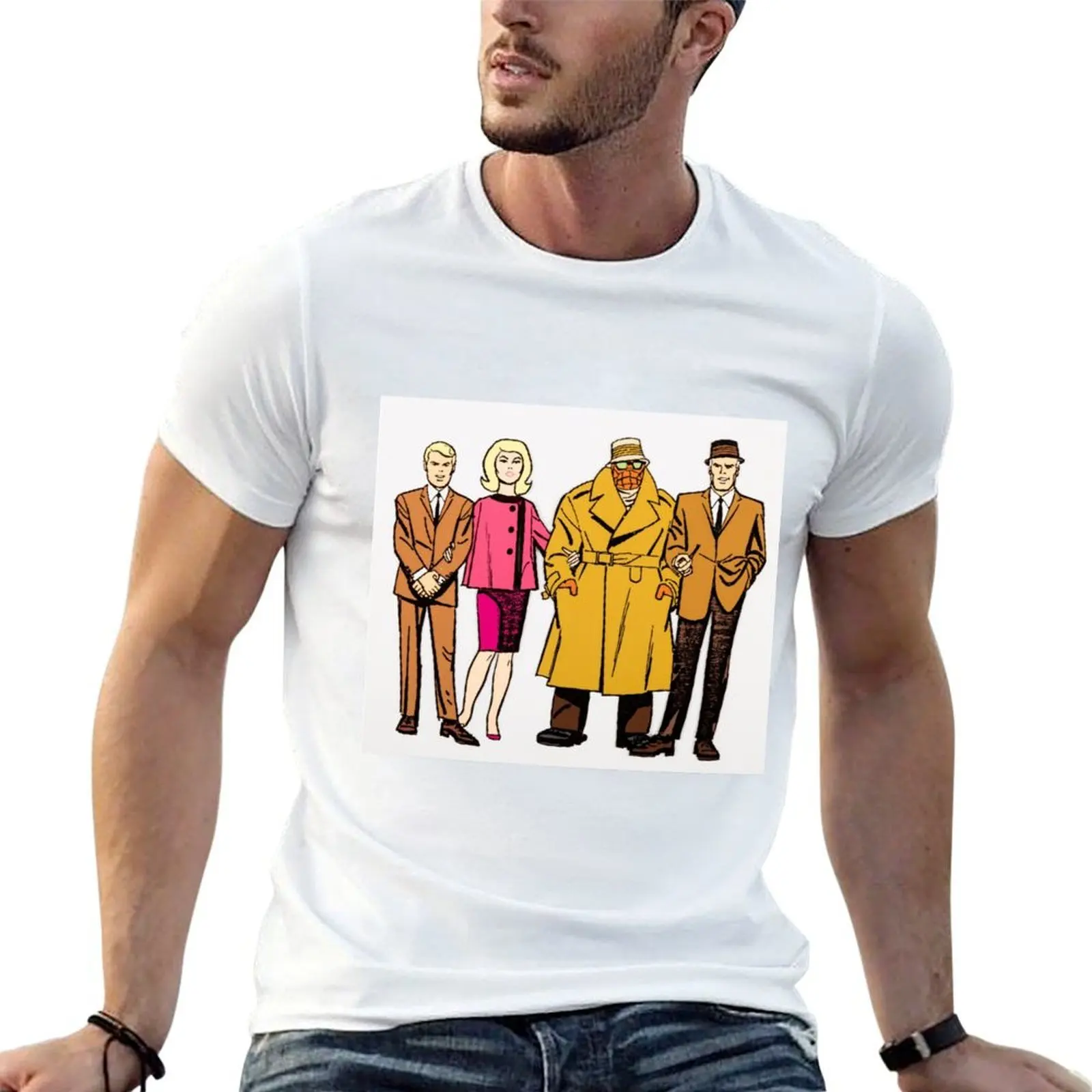 

The Fantastic Four, Classic Vintage Retro Cartoons T-Shirt t shirt personalised anime t shirts for man T-Shirt