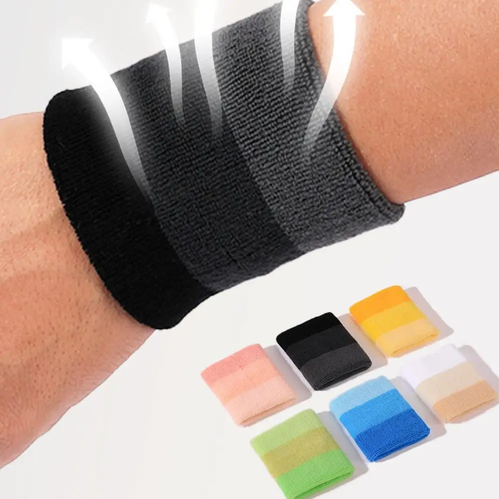 

Thickened Badminton Wristband Sport Towel Volleyball Sports Wristbands Running Wrist Wrap Wrist Protection Men Women